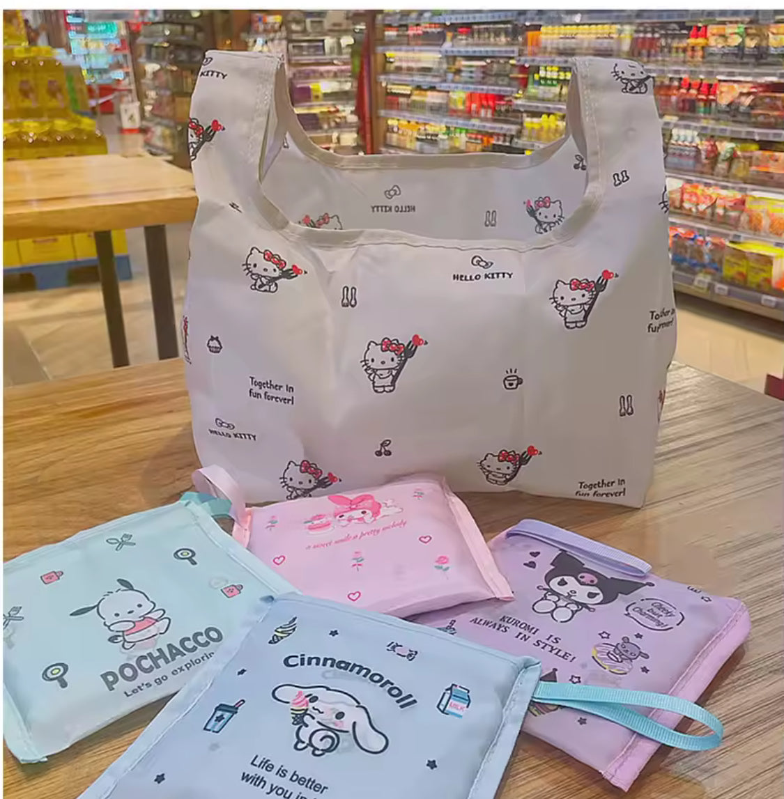 Reusable Kawaii Shopping Bags