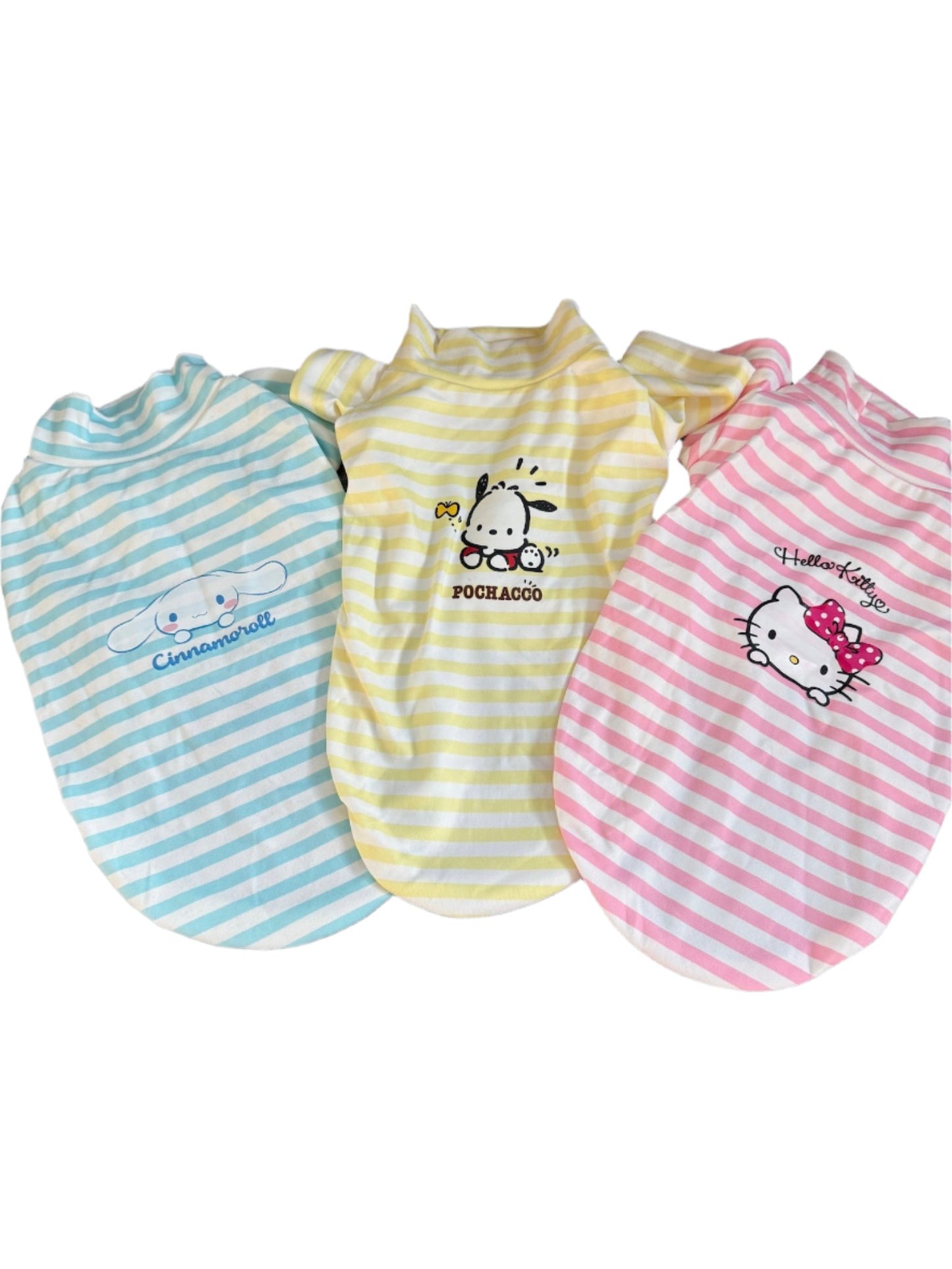 Sanrio Pet Apparel Stripe Style