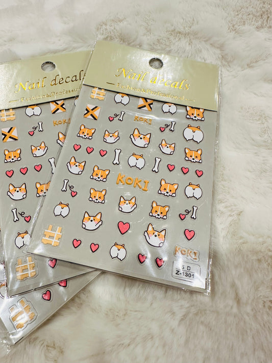 Kawaii Nail Decal Stickers