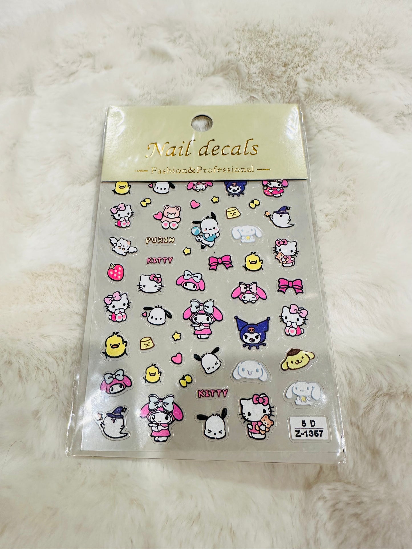 Kawaii Nail Decal Stickers