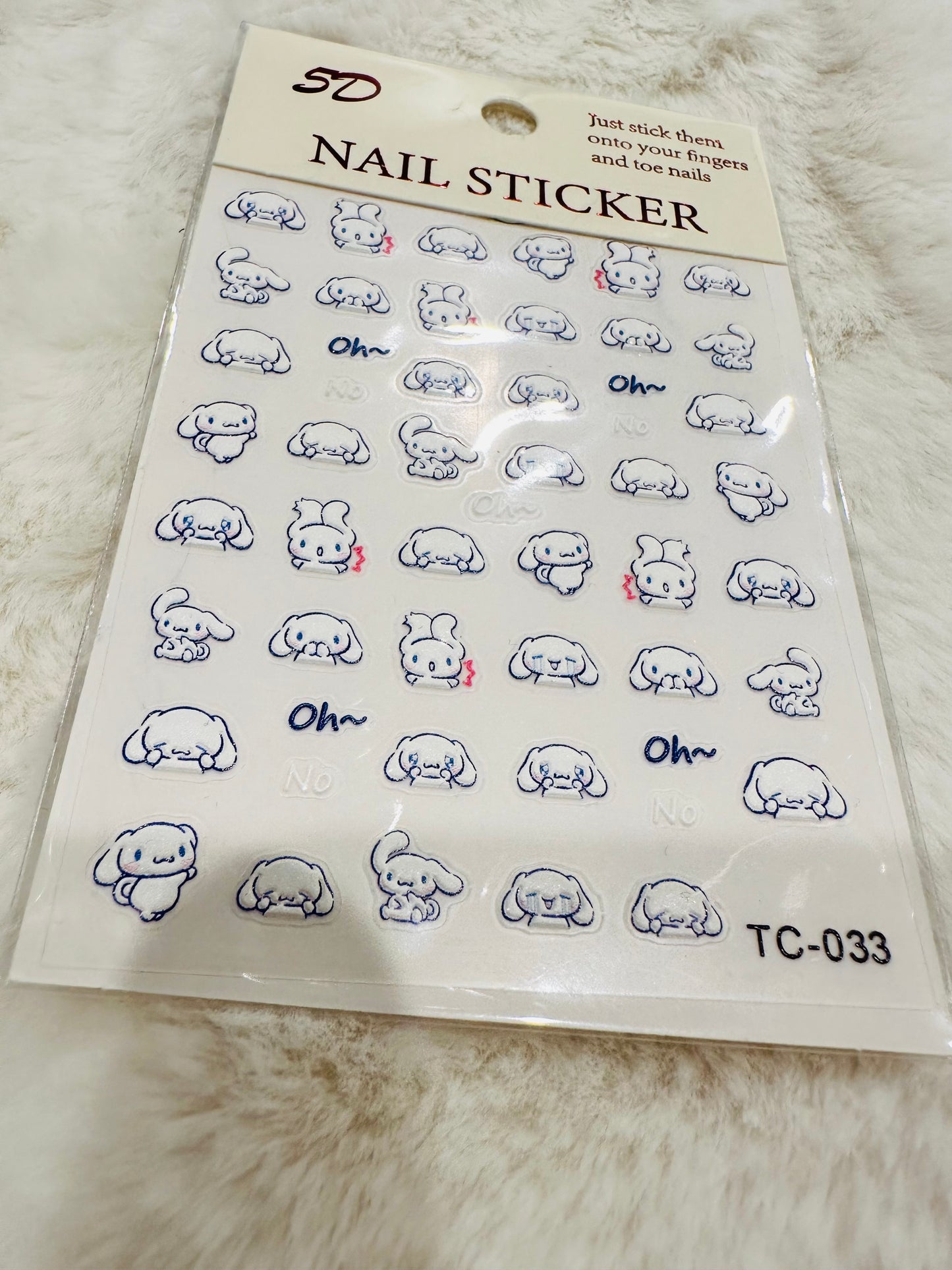 Kawaii Nail Decal Stickers