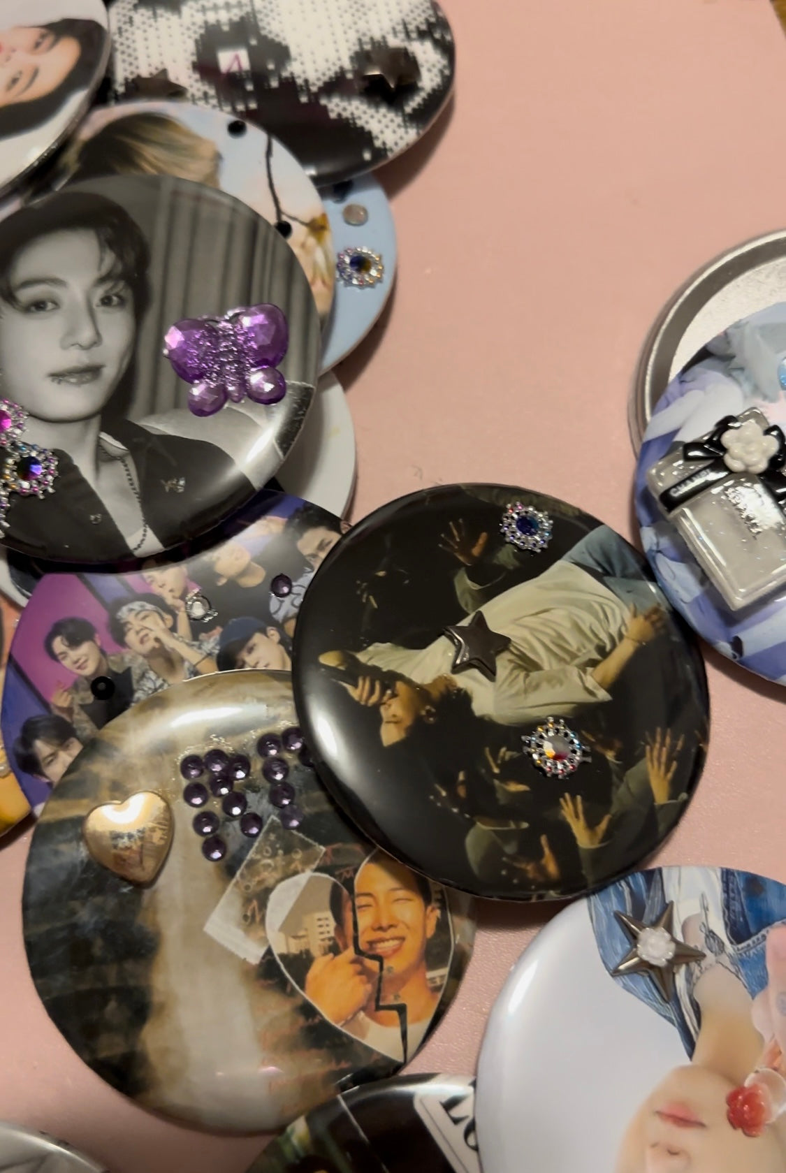 BTS K-Pop Army Fan 3" Button