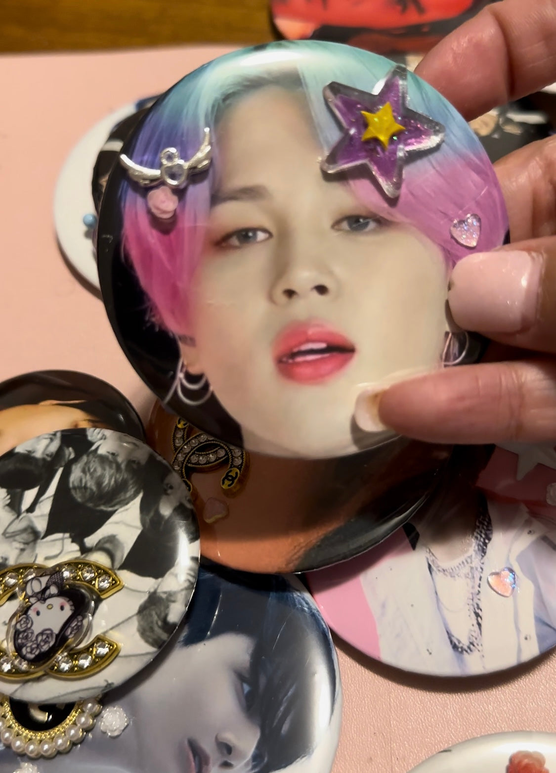 BTS K-Pop Army Fan 3" Button