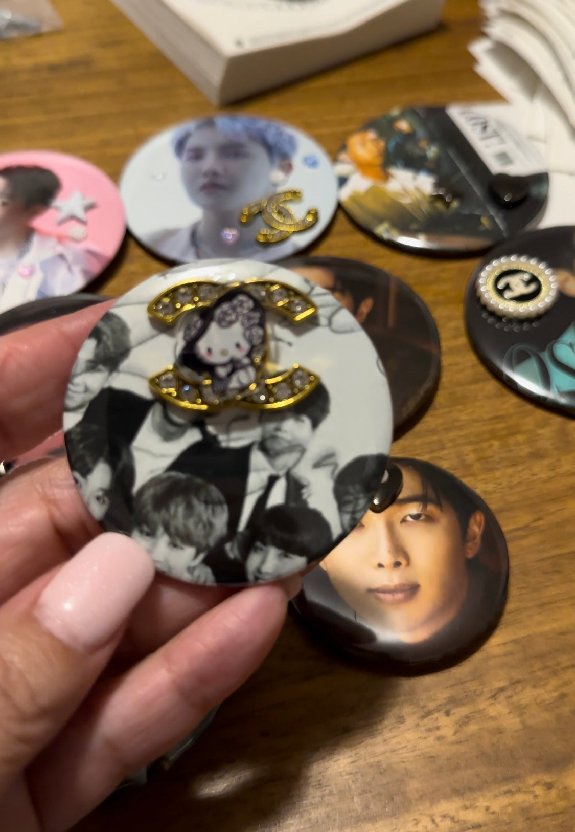 BTS K-Pop Army Fan 3" Button