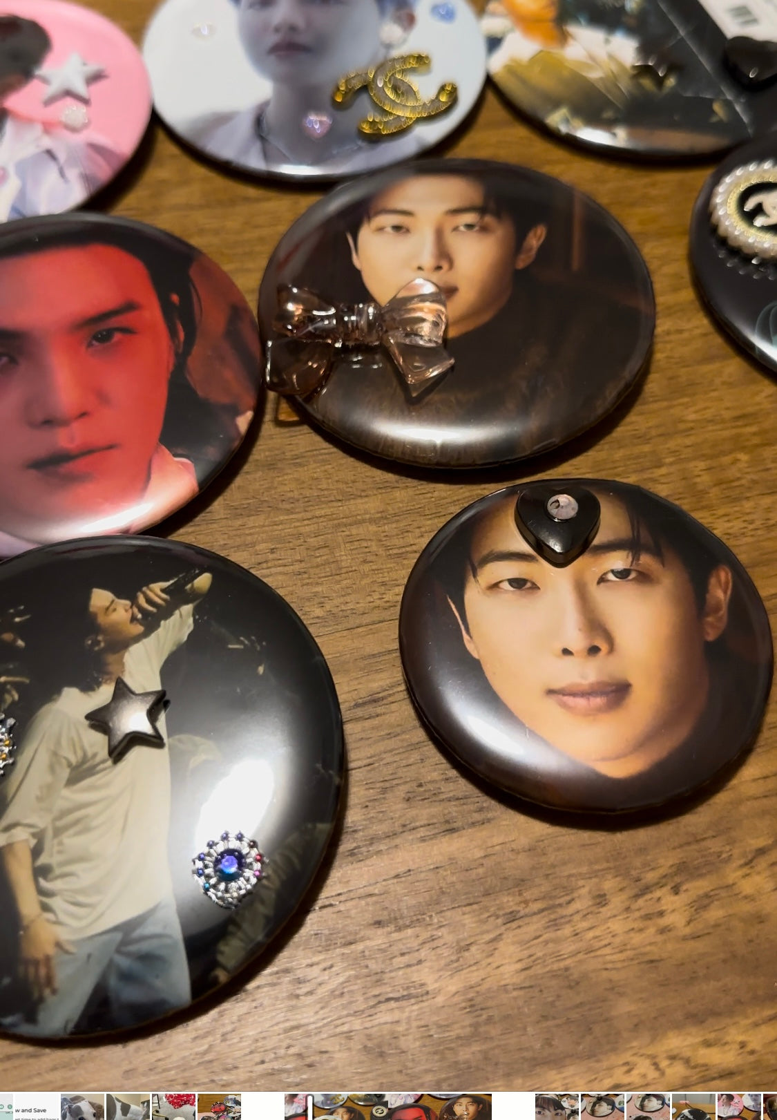 BTS K-Pop Army Fan 3" Button