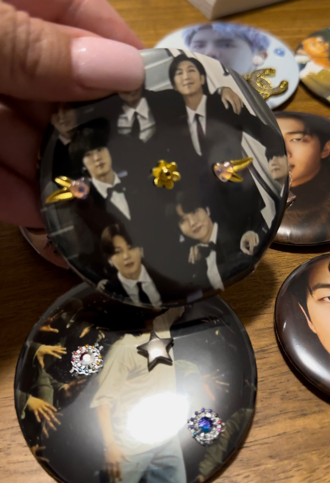 BTS K-Pop Army Fan 3" Button