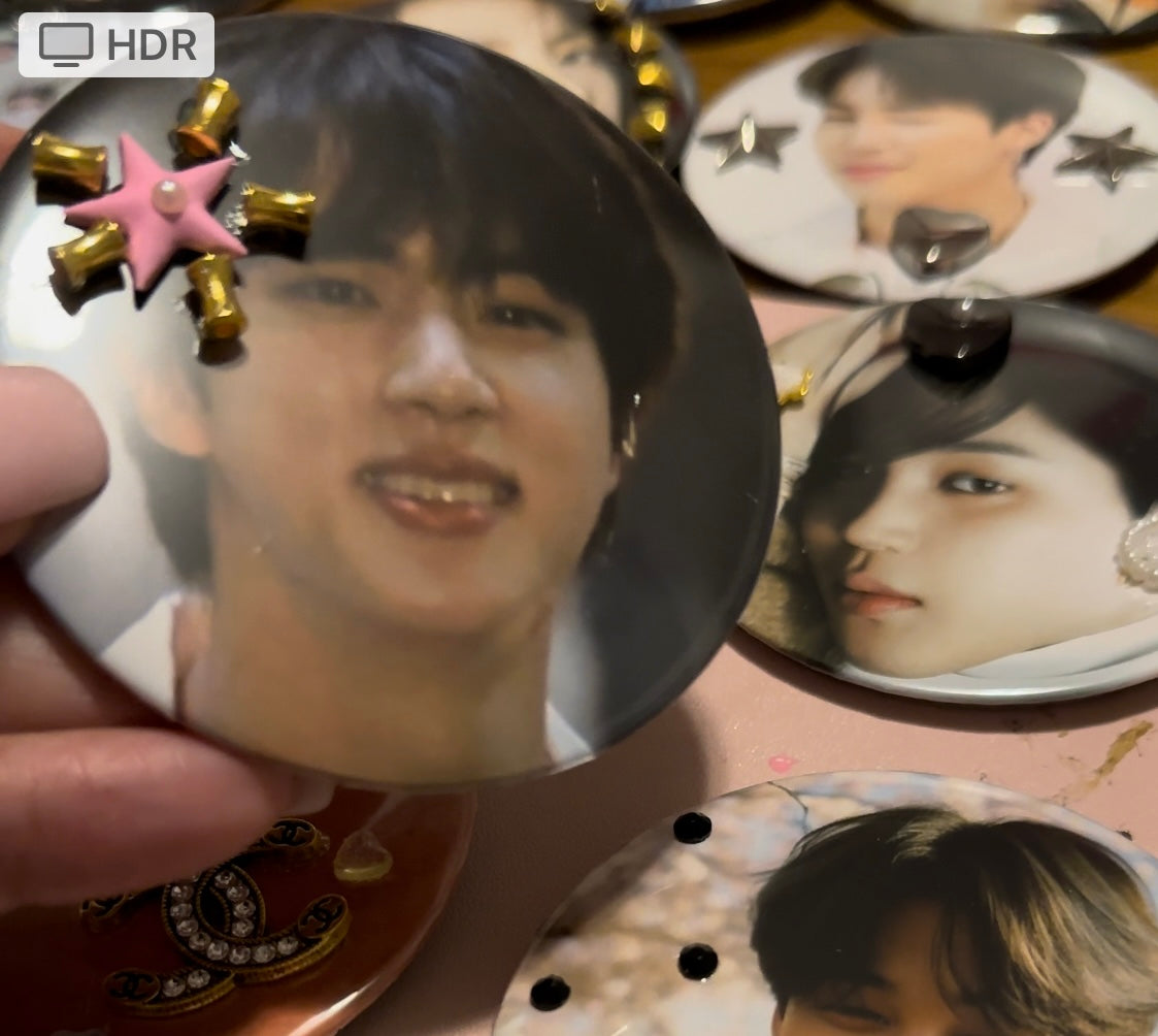 BTS K-Pop Army Fan 3" Button