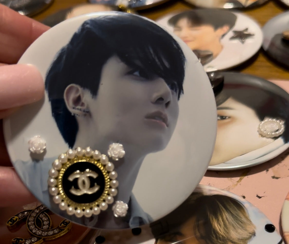 BTS K-Pop Army Fan 3" Button