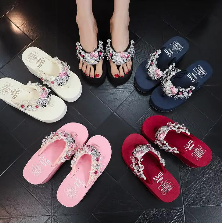 Hello Kitty Platform Shoes Slippers