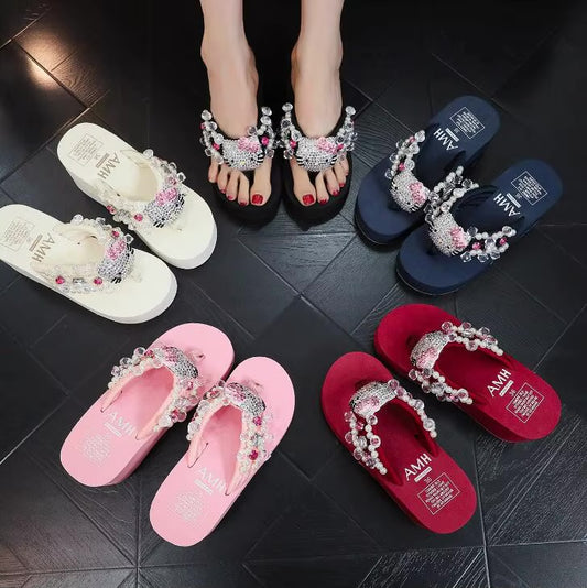 Hello Kitty Platform Shoes Slippers