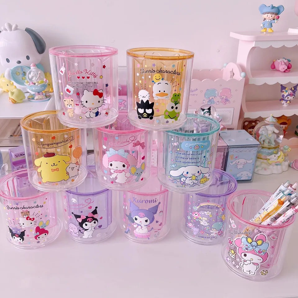 Rotating Pencil Cup Holder Sanrio & Friends