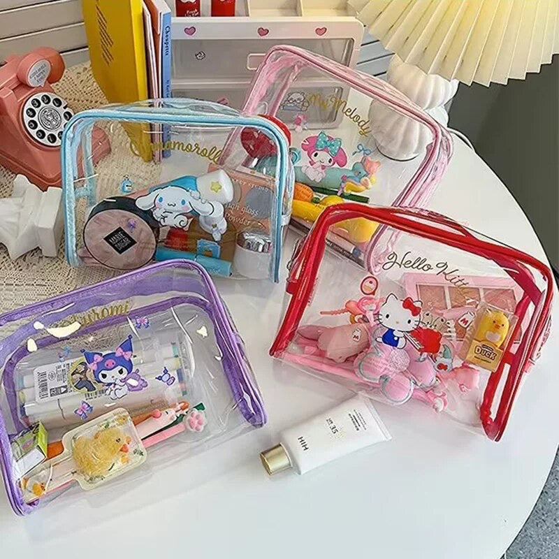 Clear Cosmetic Travel Pouch Sanrio & Friends