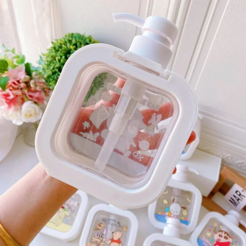 Cute Clear Soap Dispenser Sanrio & Friends