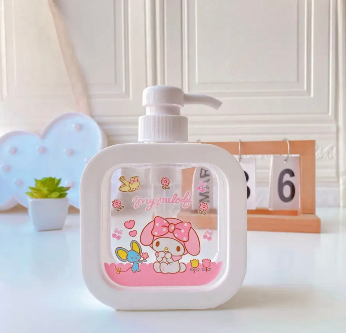 Cute Clear Soap Dispenser Sanrio & Friends