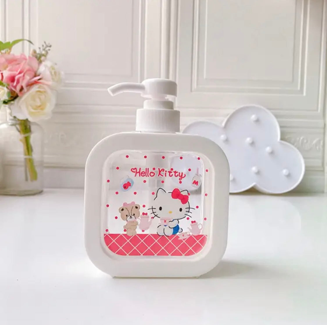 Cute Clear Soap Dispenser Sanrio & Friends