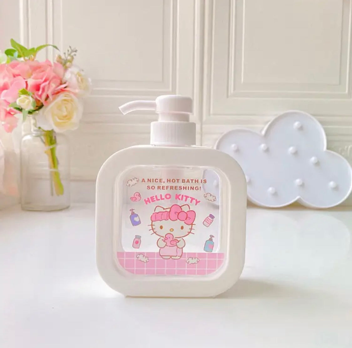 Cute Clear Soap Dispenser Sanrio & Friends