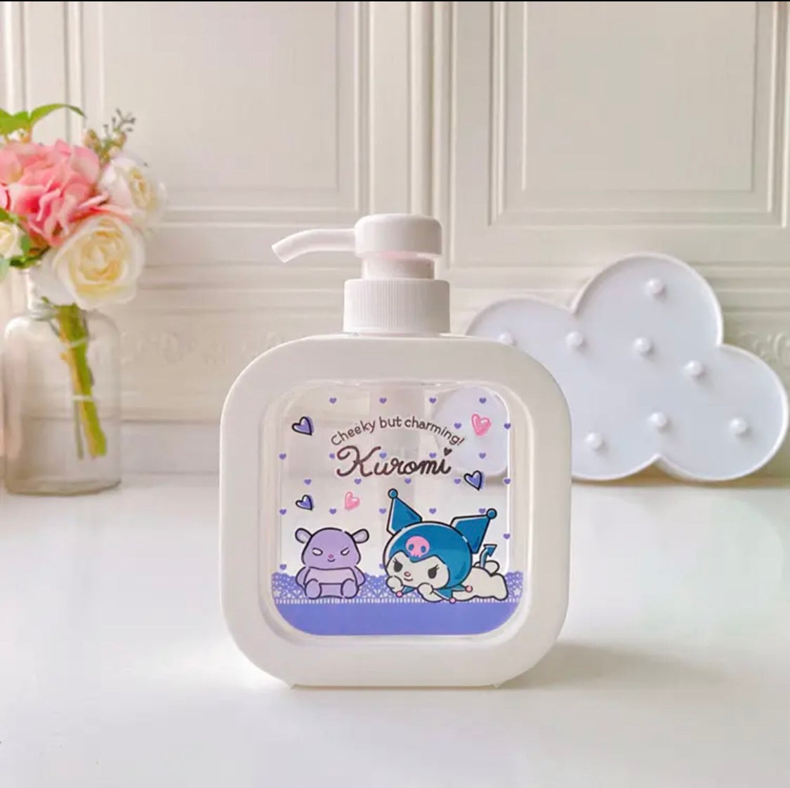 Cute Clear Soap Dispenser Sanrio & Friends