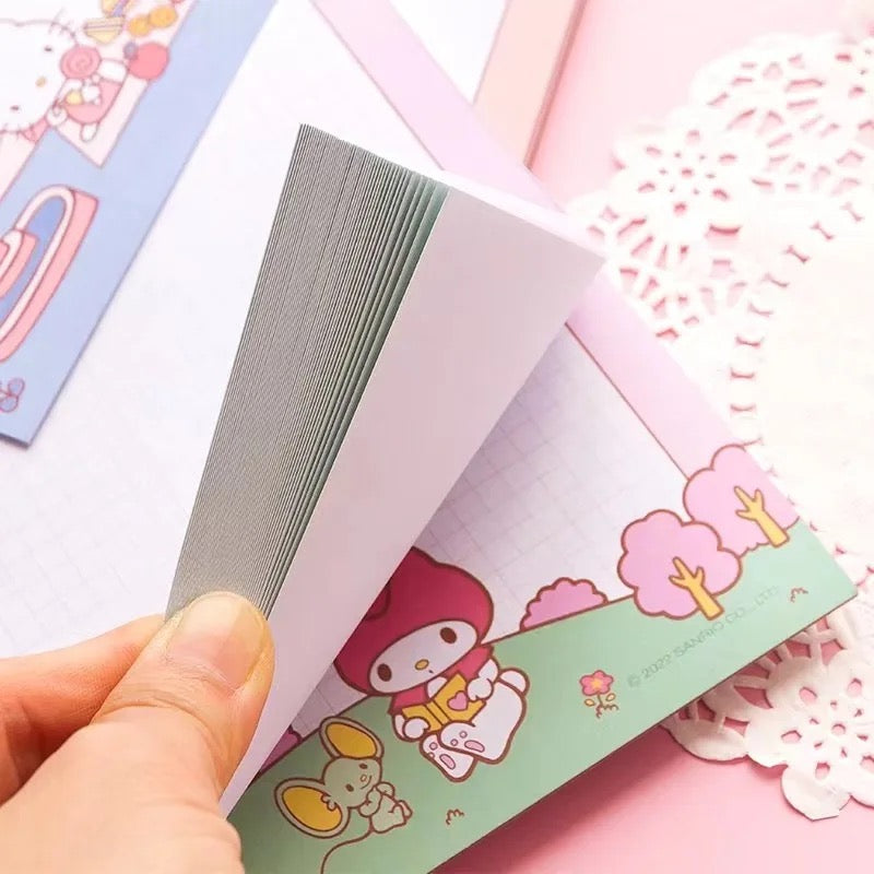 Kawaii Notepad Sanrio & Friends