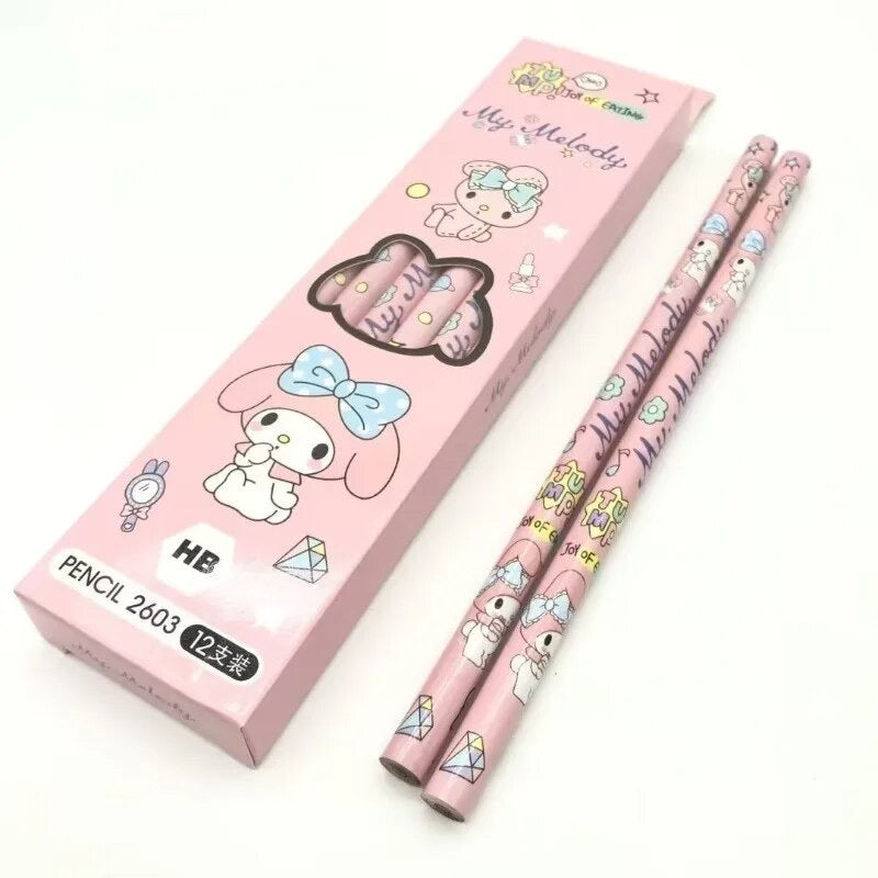 Kawaii Pencils Sanrio & Friends