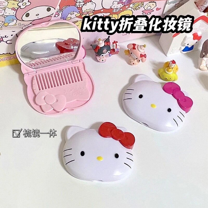 Kawaii Mirror with Comb Set Sanrio & Friends