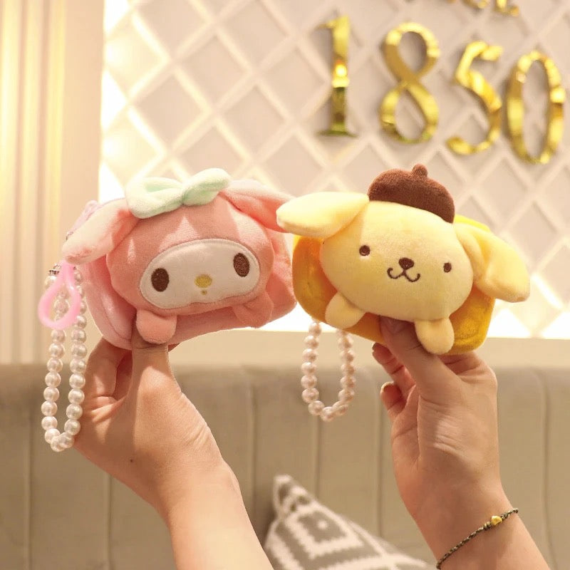 Plushy Pearls Keychain Sanrio & Friends