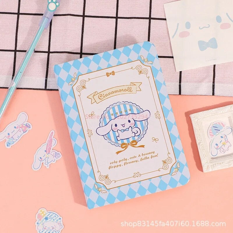 Kawaii Checkers Small Notebook Sanrio & Friends