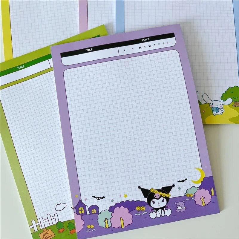 Kawaii Notepad Sanrio & Friends