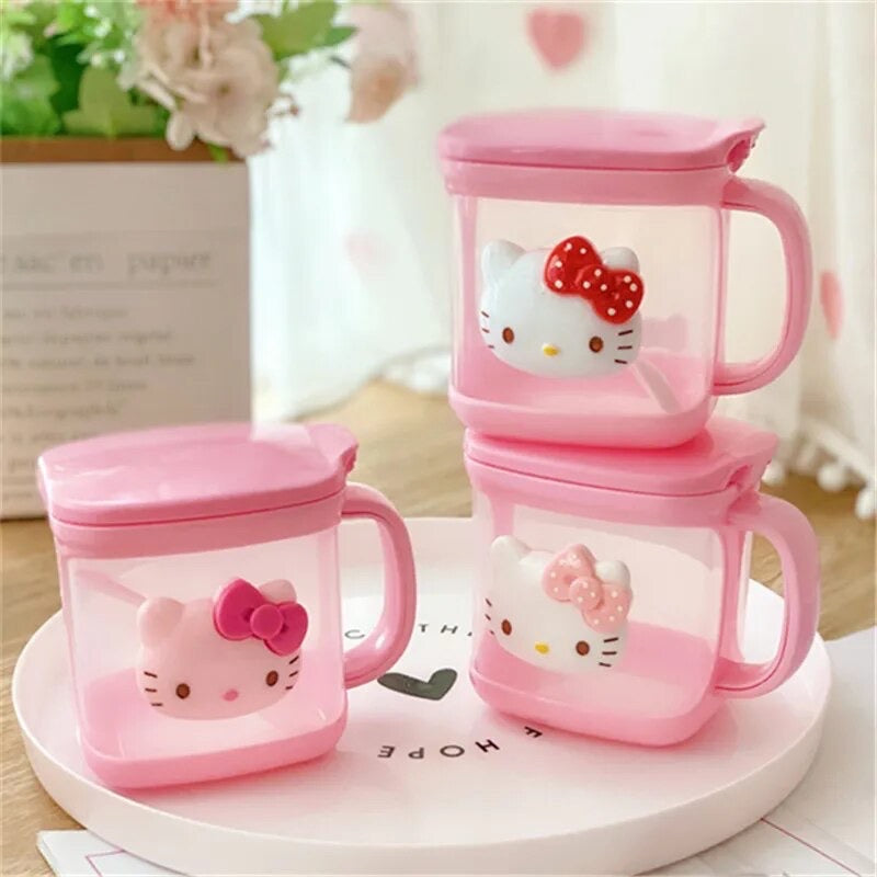 Cute Sanrio Food Container With Spoon