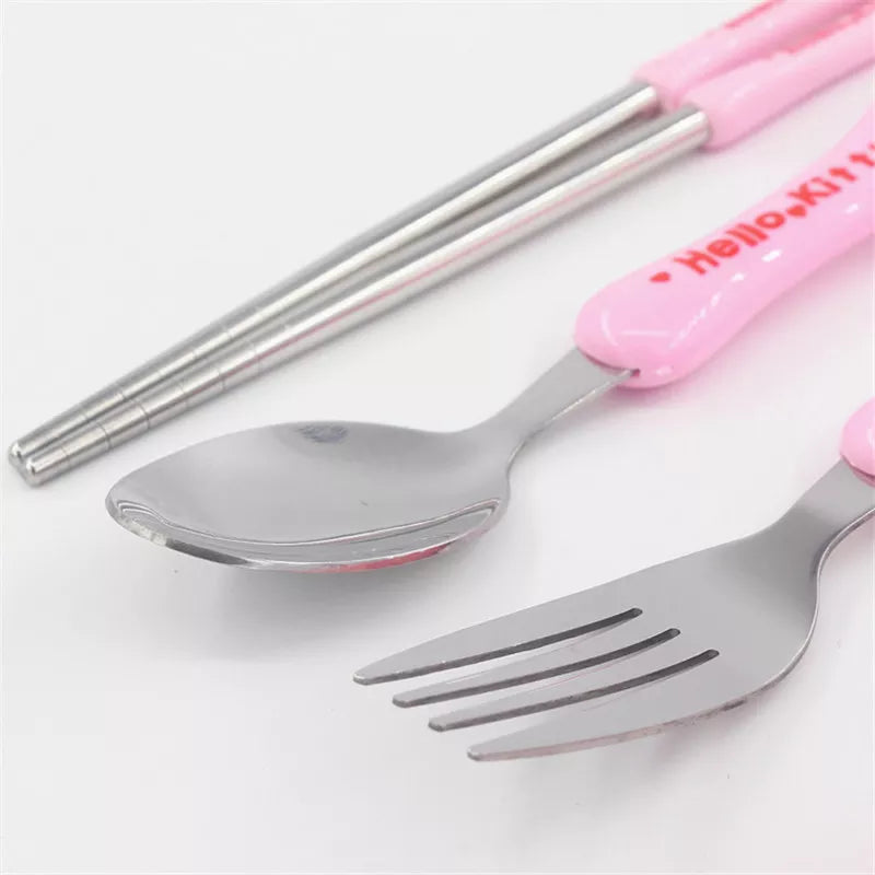 Travel Stainless Steel Silverware Sanrio & Friends