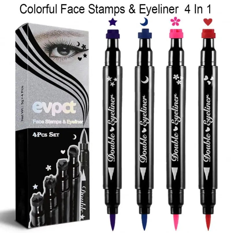 Stamp liquid Eyeliner-4 Pack Colors