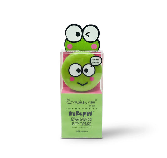 Keroppi The Crème Shop Macaron Lip Balm - Green Apple A Day